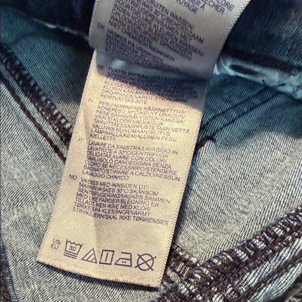 NYDJ Blue Denim Jeans Slim Bootcut 14P Marvelous - Picture 8 of 9